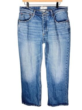 Abercrombie & Fitch 90s Baggy Low Rise Curve Love Jeans Size 31 12S Button Fly